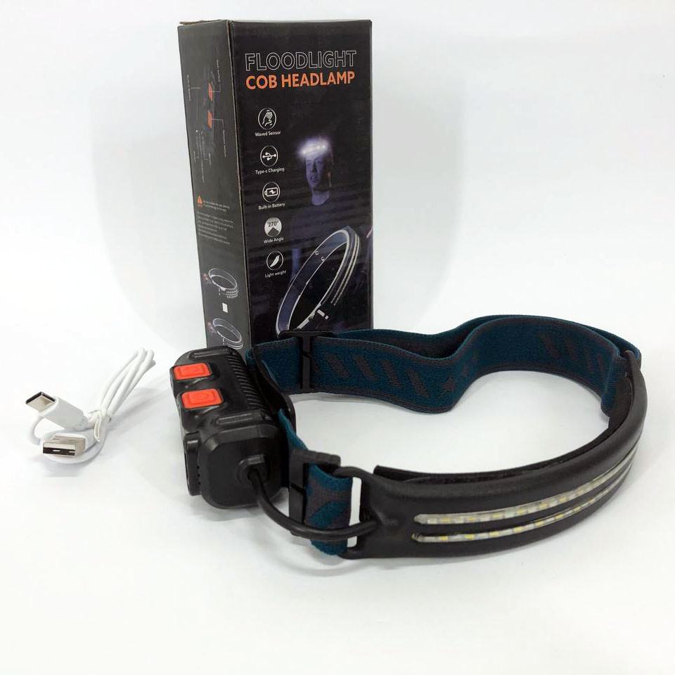 Фонарик аккумуляторный наголовный, Мощный фонарь для рыбалки, Налобный фонарик для головы MO-44 Ивано-Франковск - изображение 1