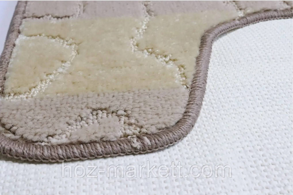 Коврики для ванной бежевый производство Турция 80 х 50 см и 50 х 40 см Харьков - изображение 4