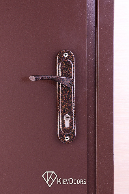 Двери Техничка Однолистовая, РАЛ 8017 снаружи лист металла 1,2 мм, коробка профиль 60*40 мм Киев - изображение 2