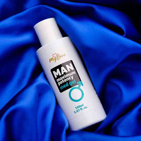 Інтимний гель-лубрикант для чоловіків - MyLove Man Maximum Potency Med Gel, 150 мл Sex Aura Київ