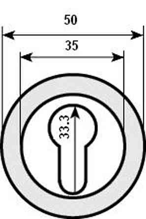 Накладка RY-52 мат нікель кл Forina, Novella, Stella, Nika, Giza, Lira, Milla RDA Київ