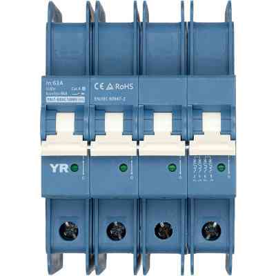 Автоматический выключатель HiSmart 4P, 63A, 1000VDC (NV820481) Винница