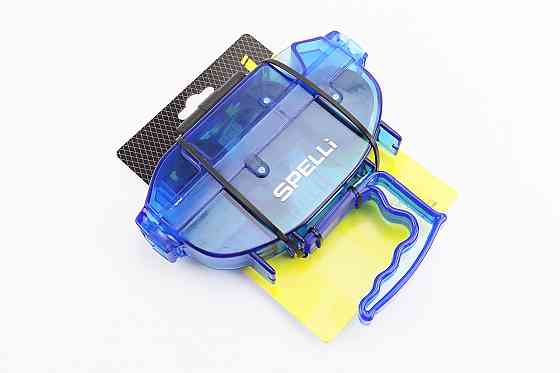 Мийка ланцюга з ручкою, 4 очищаючі ролика, велика, синя SBT-791 Киев