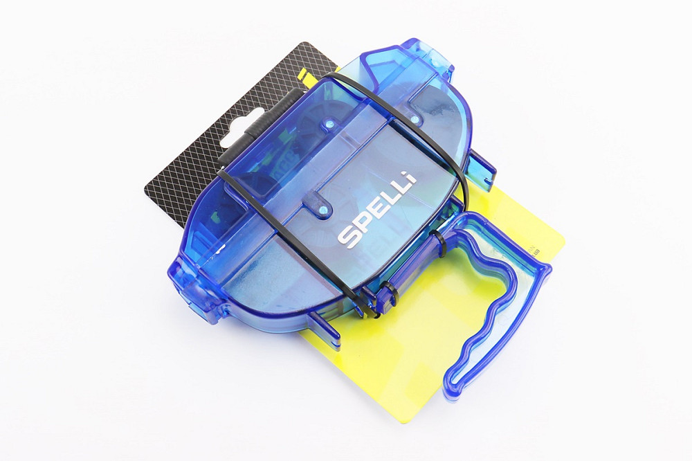 Мийка ланцюга з ручкою, 4 очищаючі ролика, велика, синя SBT-791 Киев - изображение 1