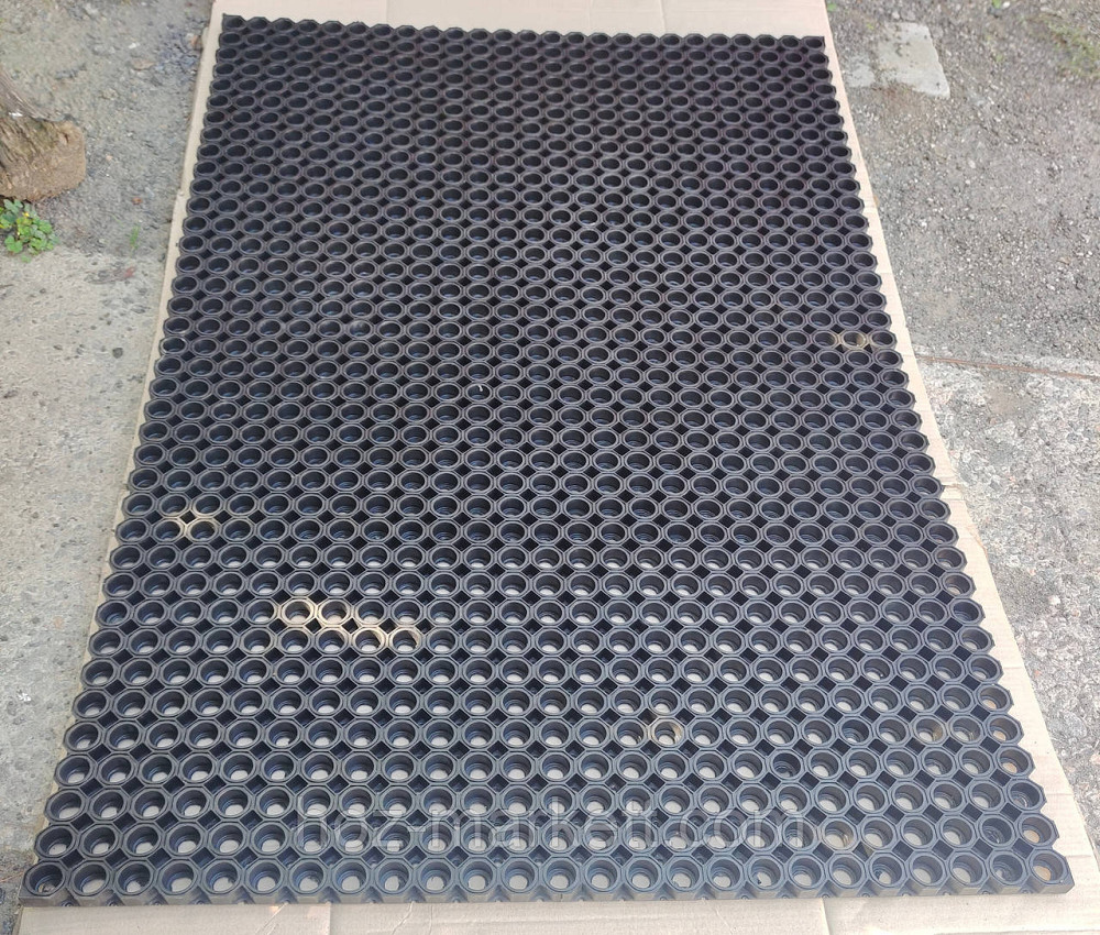 Коврик 120 см х 80 см х 2.6 см резиновый сотами тяжелый килим Харьков - изображение 2