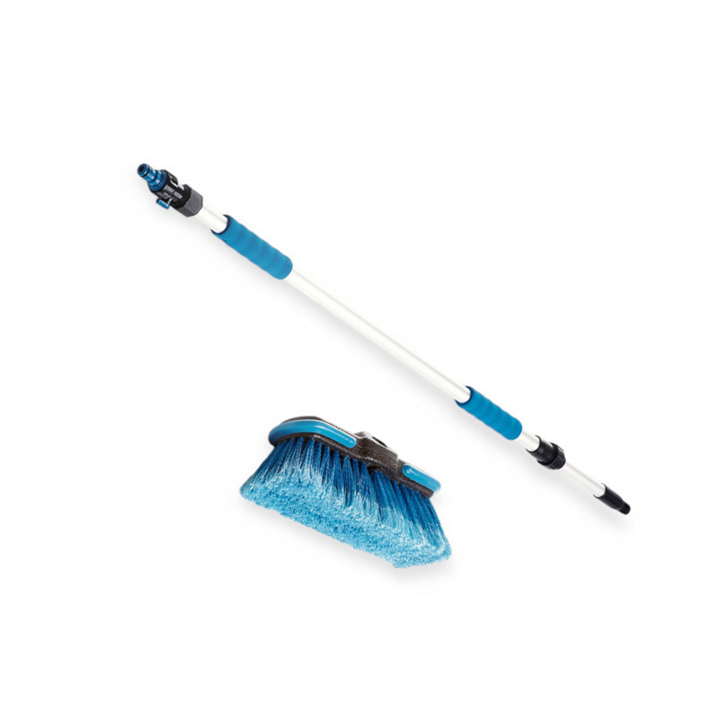 Щітка ручка телескоп 25 х 98-168см під шланг із бампером від подряпин 12+ Мукачево - фото 1