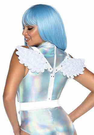 Портупея с крыльями Leg Avenue Furry angel wing body harness O/S Sex Aura Киев