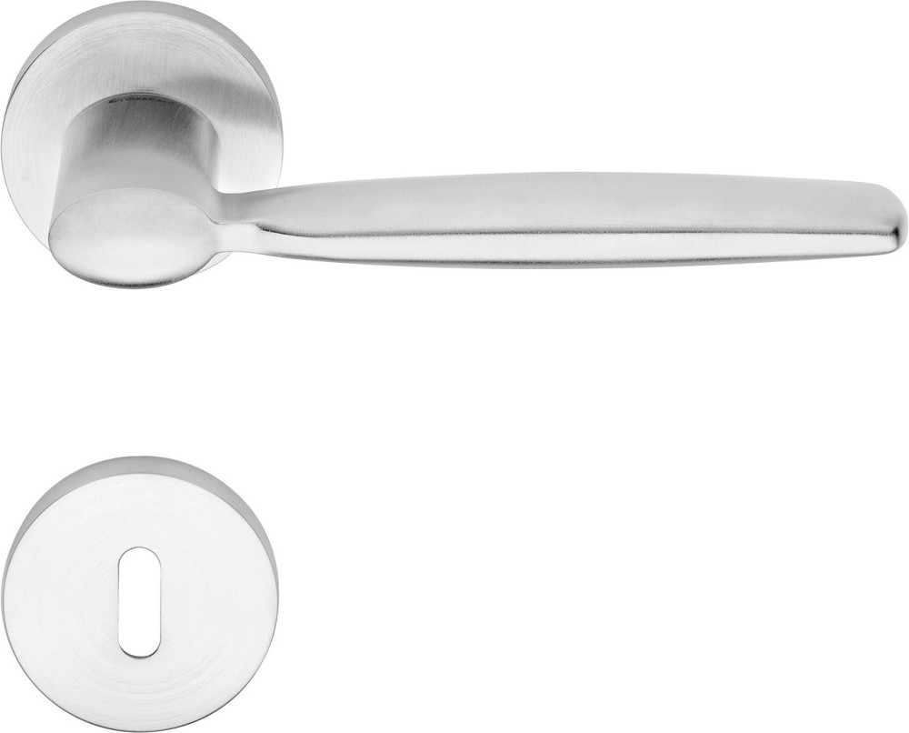 Ручка Linea Cali, модель SPRING кругла хром матовий Київ - фото 2