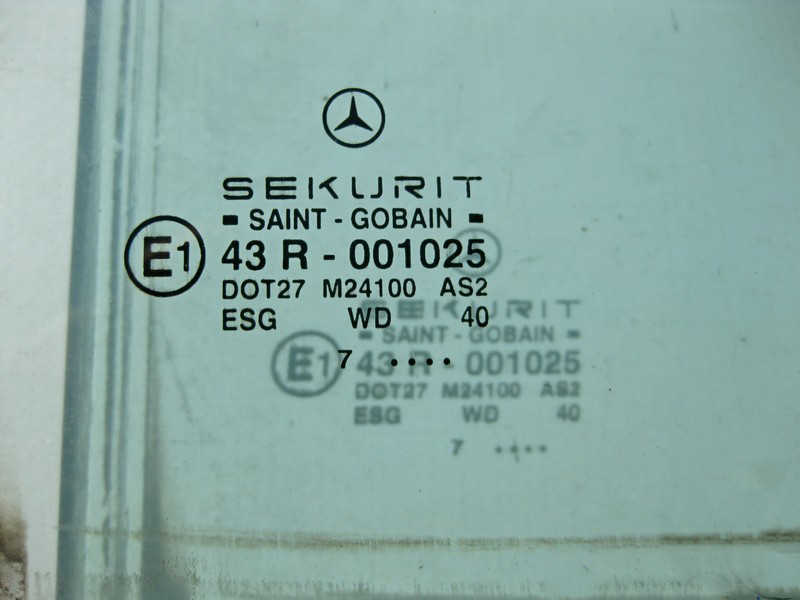 Mercedes-Benz  A2107300218 43R001025 Скло зелене задніх правих дверей E-Class W210 Одесса - изображение 2