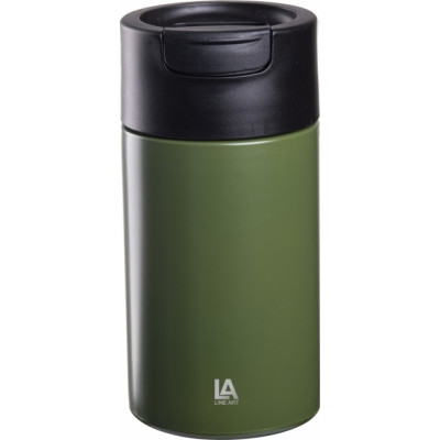 Термокружка Line Art Bogota 450 мл оливковий (60023122LA-31) Вінниця - фото 1