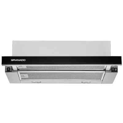 Вытяжка кухонная GRANADO Telde 603-700 inox black glass (GCH16371) Винница