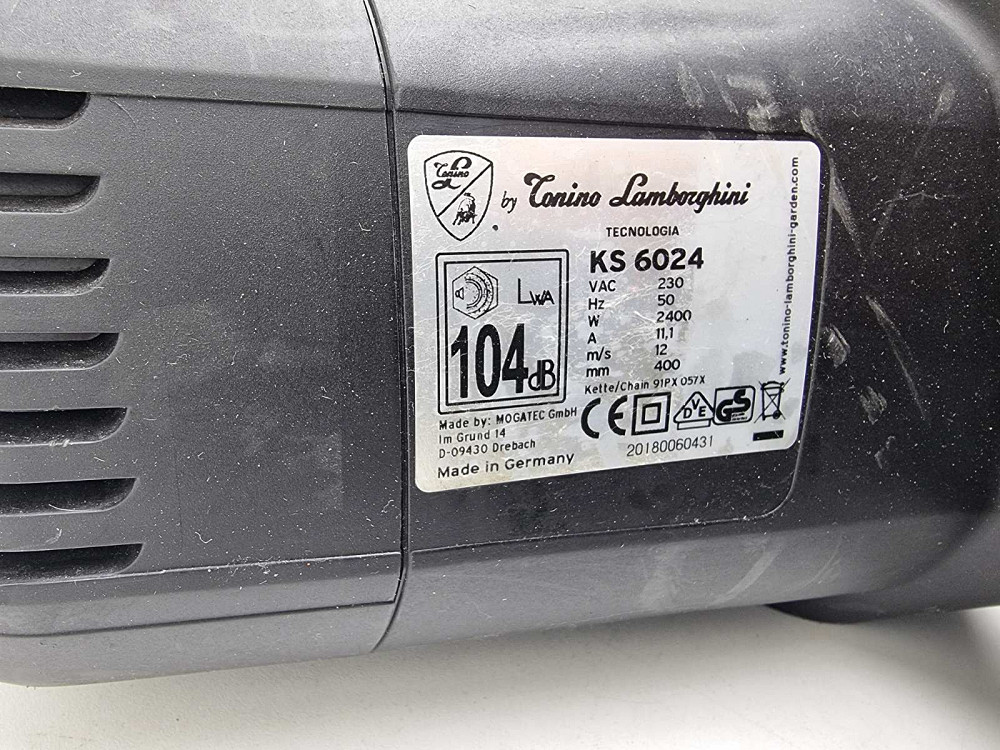 Електрична ланцюгова пила Tonino Lamborghini KS 6024 2400 Вт Луцк - изображение 4