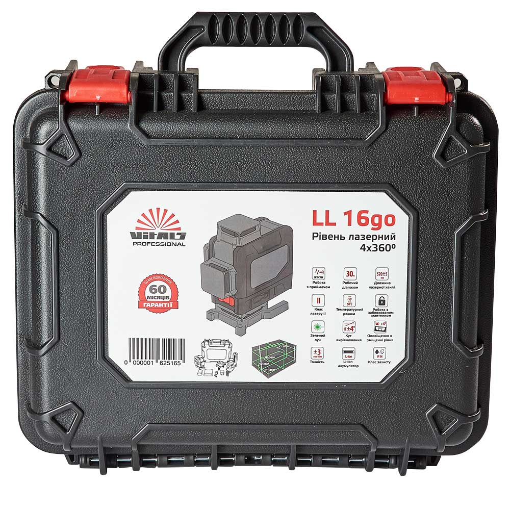 Профессиональный лазерный (нивелир) уровень Vitals Professional LL 16go Киев - изображение 10