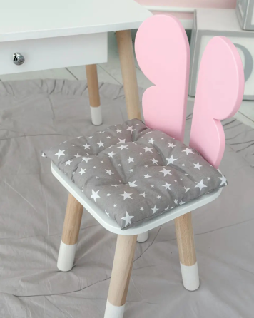 М'яка подушка для дитячого стільчика, біла Київ