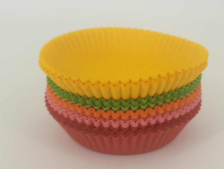 Тартолетка для кексів "Кругла мікс"D71 H22 (100шт)/9/ (1 уп.) Харків - фото 2