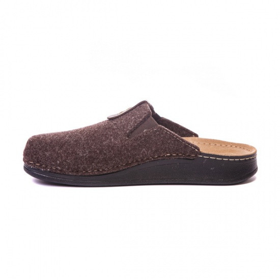 Тапочки анатомические мужские коричневые Mubb 41 Днепр - изображение 3