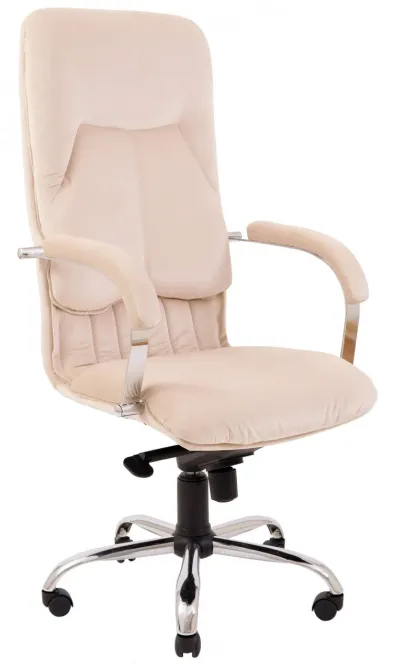Офисное Кресло Руководителя Richman Nicosia Fankoni 02 Хром М3 MultiBlock Бежевый Киев - изображение 1
