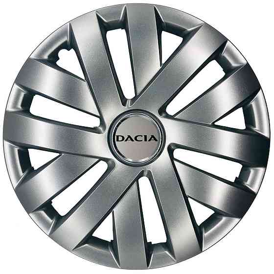Автомобильные модельные колпаки R15 Dacia 315 4шт, SJS, серебряные Киев