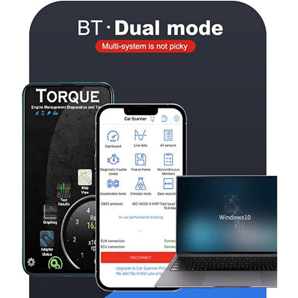 Сканер диагностики ошибок ELM327 Bluetooth для авто Киев - изображение 7