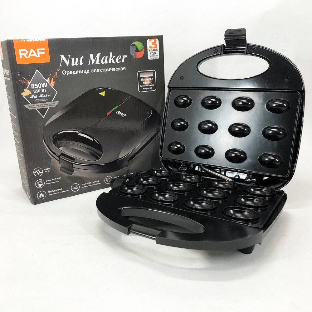 Компактна електрична вафельниця RAF, Мультипекар вафельниця, Потужна вафельниця Електрична QT-72 Івано-Франківськ - фото 7