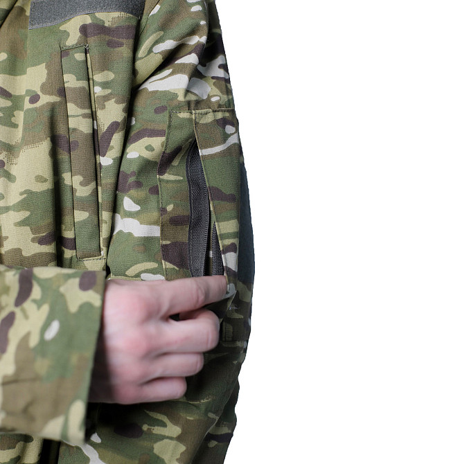 Парка мужская тактическая для военных и армии Combat SoftShell, Куртка военная Зеленая размер XL Каменец-Подольский - изображение 7