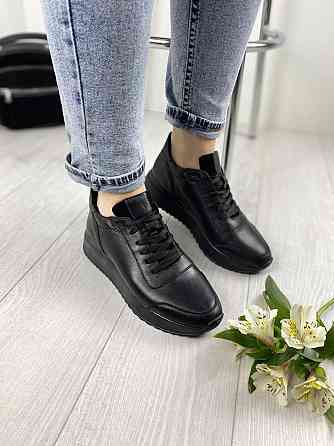 EMELI Кросівки жіночі EMELI 915/7 чорні (весна-осінь, шкіра натуральна) (2737) Коломия