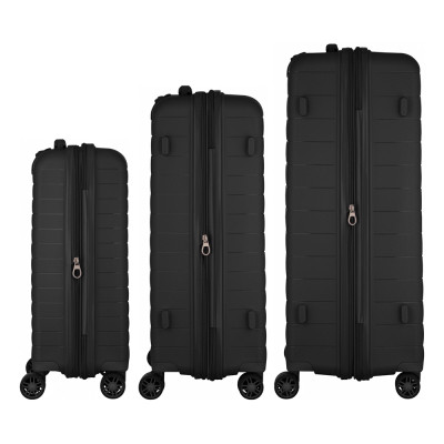 Набор чемоданов 2E Aero (L+M+S), чорні (2E-SPP-AERO-SET3-BK) Вінниця - фото 12