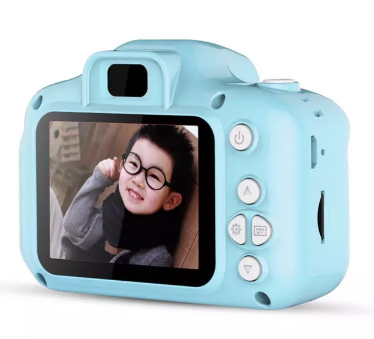 Дитяча фотокамера, перший фотоапарат для дитини, колір блакитний, без карти пам'яті Київ - фото 8