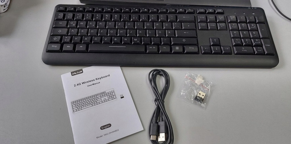 Безпровідна клавіатура Jelly Comb IWG-DHXKB02 (Українське гравіювання) Луцк - изображение 1