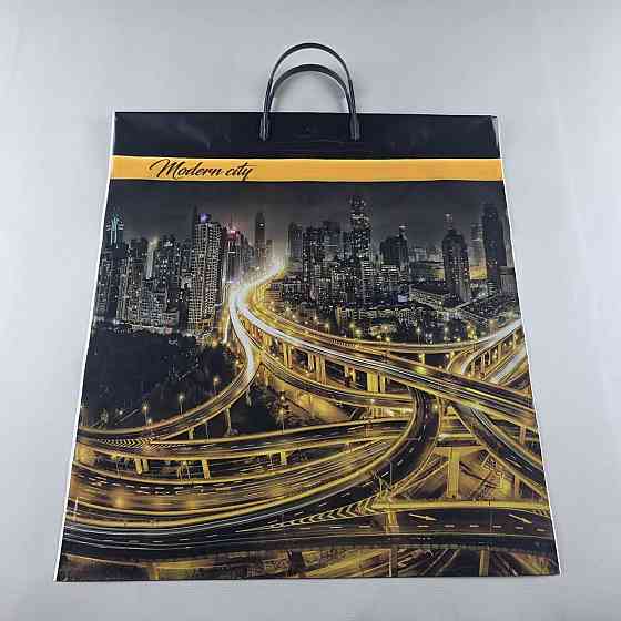 Пакет-сумка 40х45 з пластиковою ручкою  