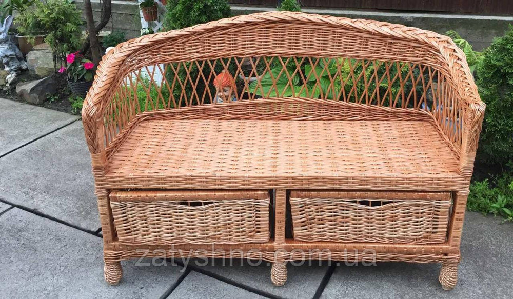 Диван плетеный с шухлядой Киев - изображение 5