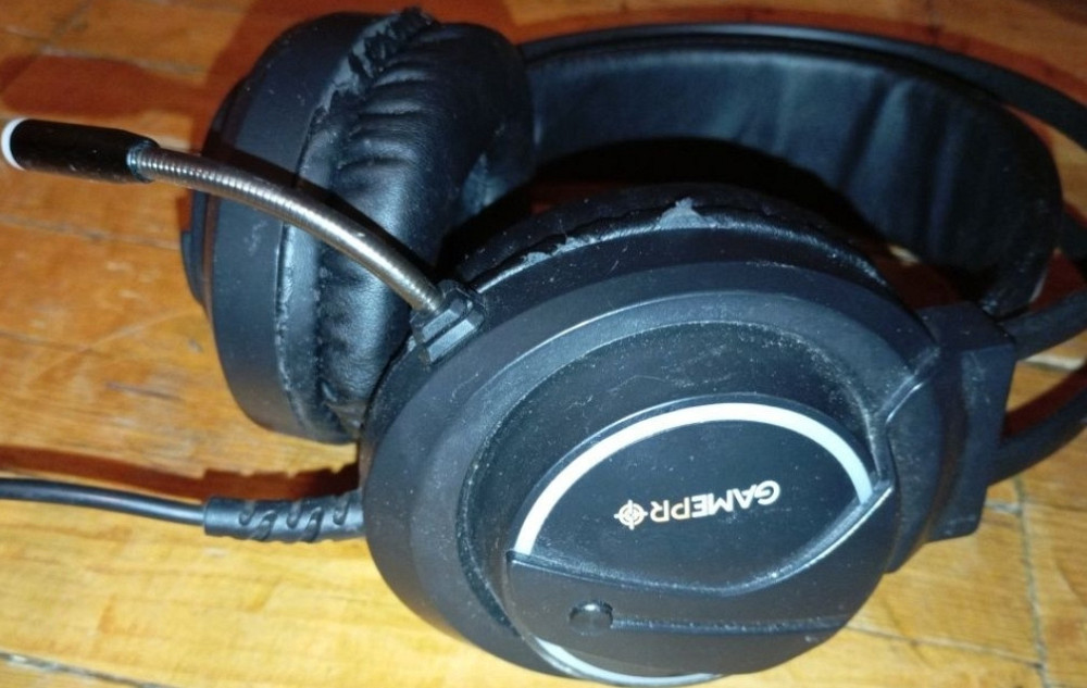 Ігрові навушники з мікрофоном і підсвіткою. Харків - фото 1