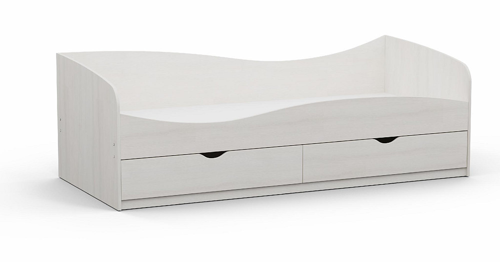 Ліжко односпальне L-11, Дуб Шамоні Світлий, 2030х937х680 Львів - фото 1