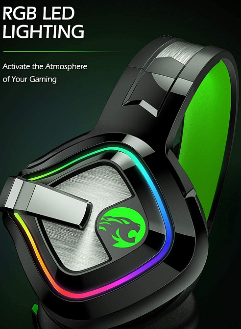 Игровые наушники с RGB  подсветкой. Киев - изображение 6