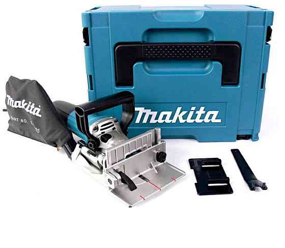 Профессиональный фрезер ламельный для шкантов и пазов MAKITA PJ7000J : 710 Вт фрезер для плоских разъемов Киев