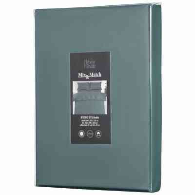 Постільна білизна Ardesto Mix&amp;Match Premium сатин зелений євро 200х220 (ART2022SE) Вінниця