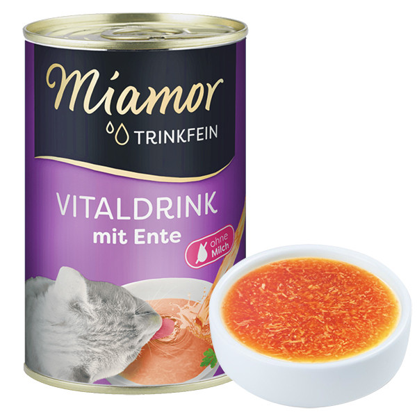 Miamor Vitaldrink mit Ente МІАМОР ВІТАЛДРІНК КАЧКА бульйон напій для котів Київ - фото 1