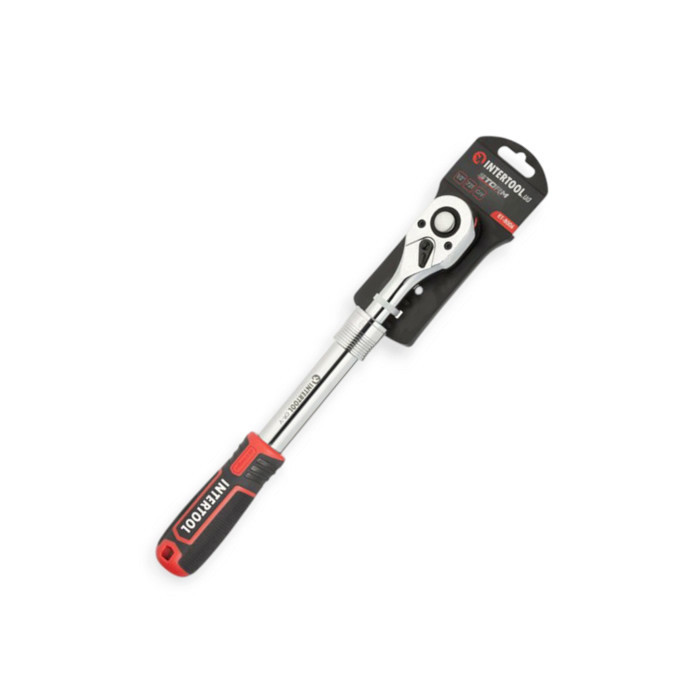 Тріска телескопічна з квадратом 1/2" 72 зуба 330-440 мм CrV Мукачево - фото 4