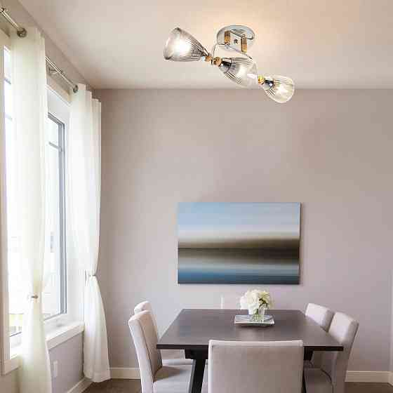 Люстра стельова Sirius Л 8084/3А на 3 плафони Коломия