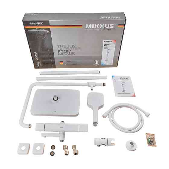 Душова колона Mixxus Premium VIRGO 009-J WHITE з термостичним змішувачем,3 функції   ( MI6648 ) 26854 Харків