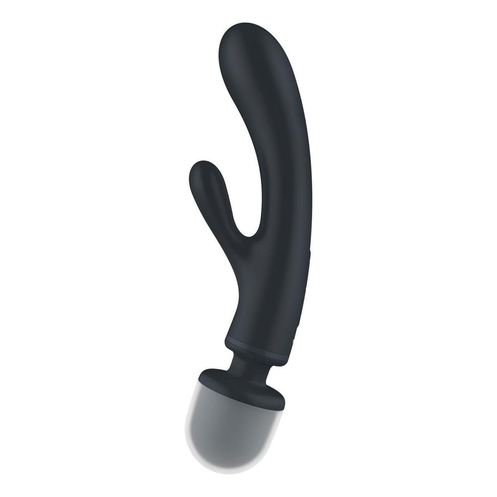 Вібратор-кролик з вібромасажером Satisfyer Triple Lover Grey, 3 мотори Sex Aura Київ - фото 2