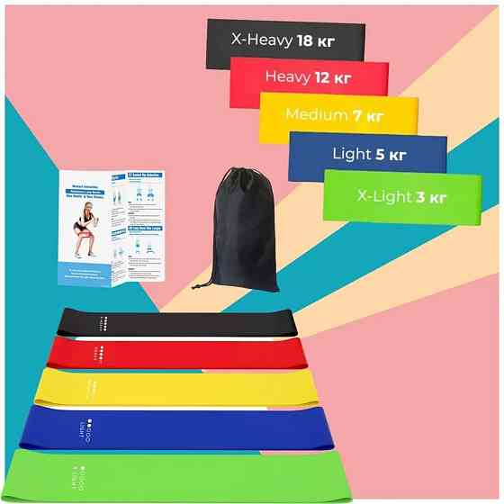 Спортивная резинка для рук, Эспандер петля для фитнеса Резиновые кольца фитнеса SI-98 Львов