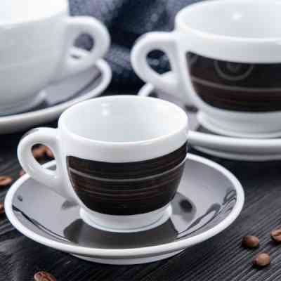 Чашка Ancap серія Verona "Millecolori" 180 мл Black (38445) Винница