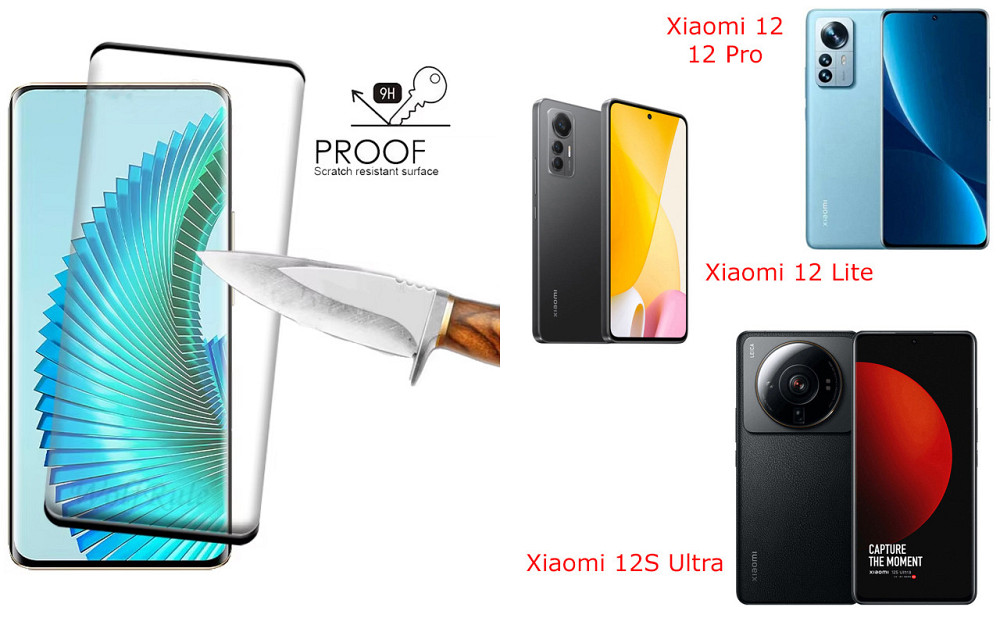 Захисне скло HyperGlass Pro для Xiaomi 12, 12 Lite, 12 Pro, 12S Ultra – максимальна чутливість та захист Київ - фото 1