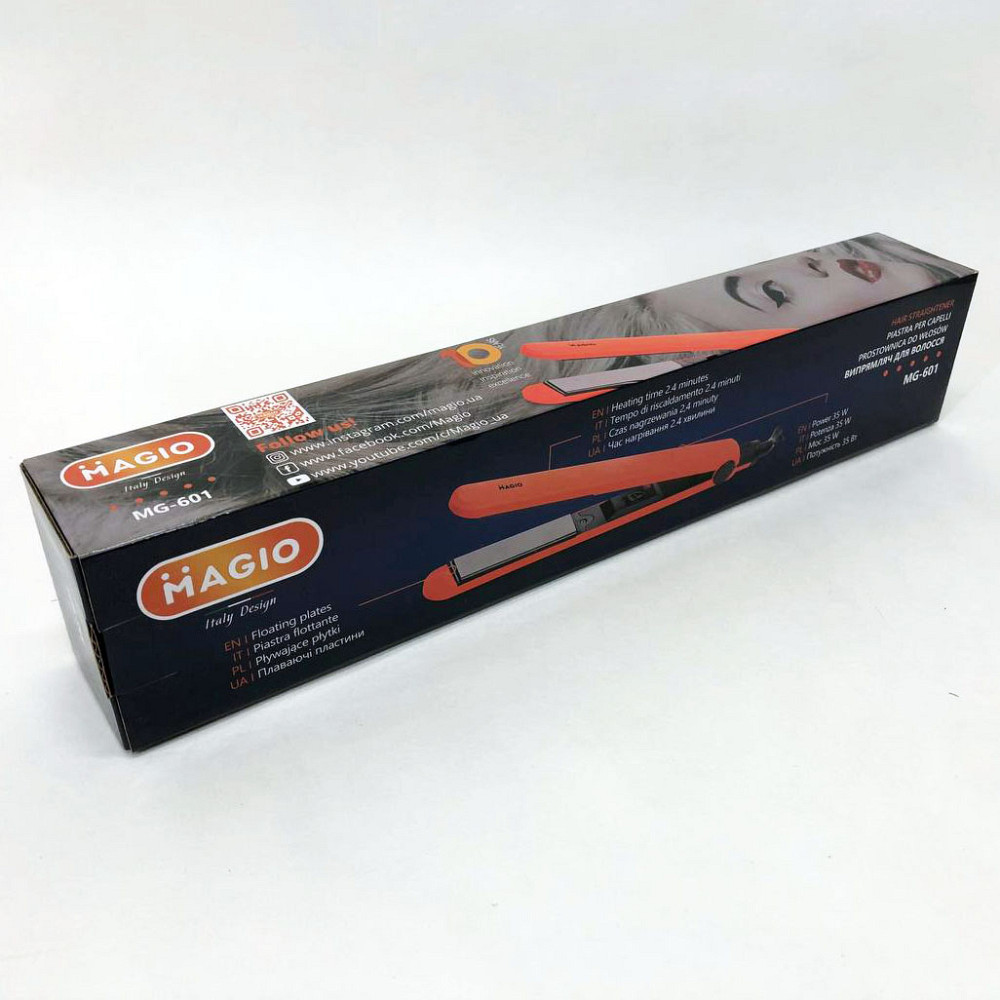 Хороша праска випрямляч для волосся MAGIO, Ергономічна праска-випрямляч, Праска для волосся вузька TI-55 Львів - фото 15