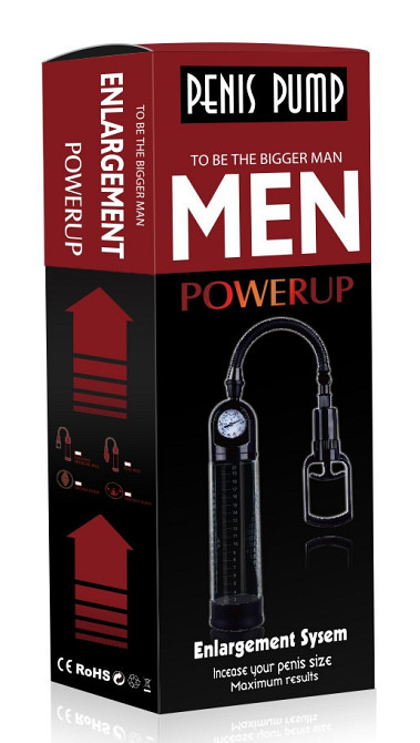 Вакуумна помпа з манометром CANWIN Penis Pump Men Powerup - P928 Sex Aura Київ - фото 8