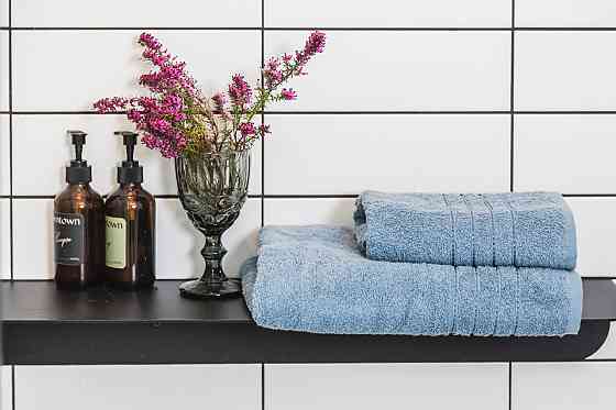 Рушник Ecotton 50х90 см махровий високої щільності 420 г/м² блакитний Indigo Коломия