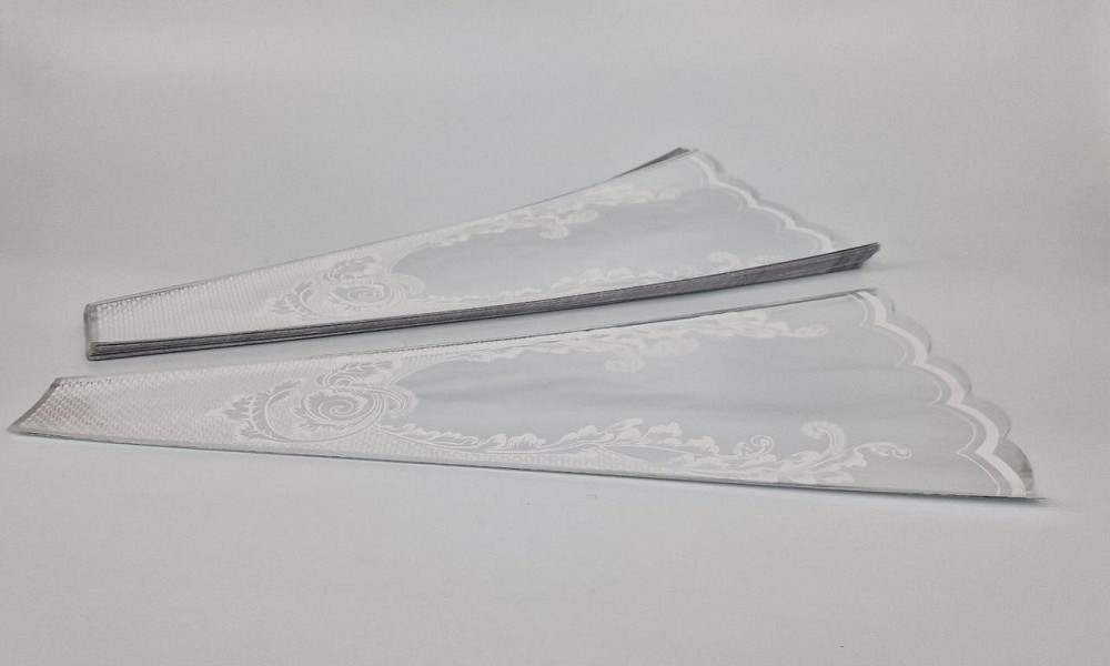 Конусне паковання під квіти h60/ 7низ/31верх метал (100 шт) візерунок88 (2) (100 шт.) Харків - фото 1