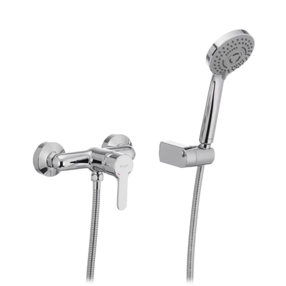 Змішувач для душу Ibergrif Square M12022 (IB0024) сучасний Харків