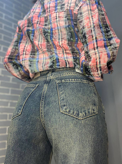 Джинсы женские Its Basic 4118 straight fit прямые от бедра, синий, 34, 34, 66 см, 98 см Одесса - изображение 8